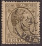 Spain 1878 Characters 25 CTS Sepia Edifil 194